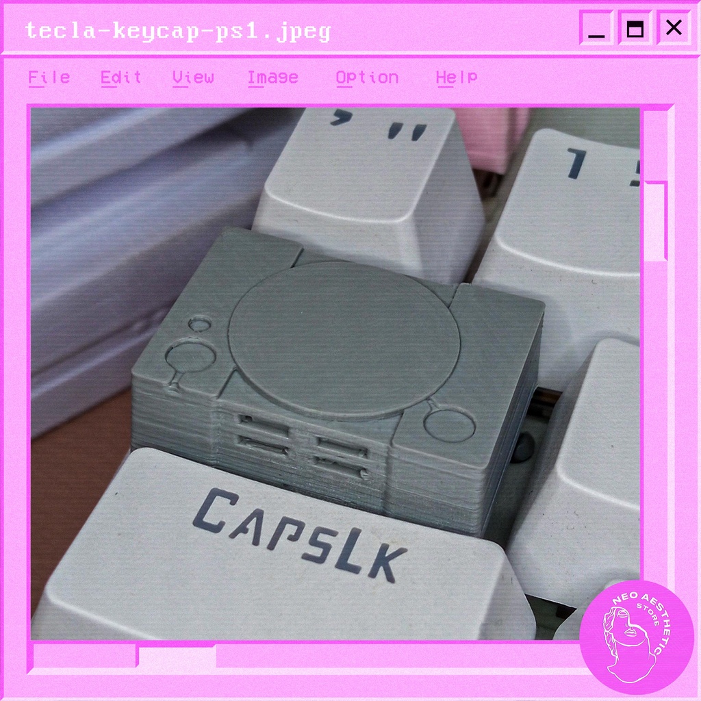 Tecla/ Keycap TAB Fita PS1 - Cinza e Branco | Shopee Brasil