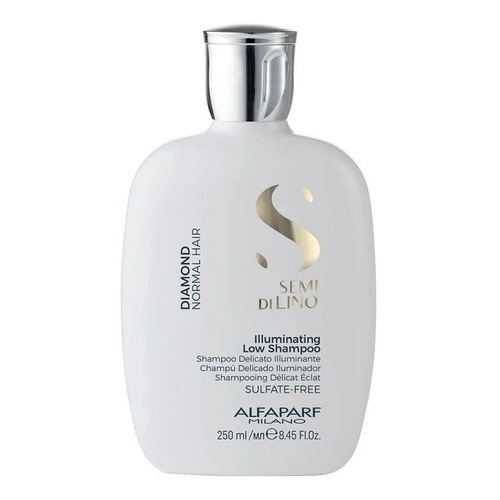 Shampoo Semi Di Lino Diamond Alfaparf 250ml Limpeza Suave Hidrata Brilho Extra Maciez Maleabilidade