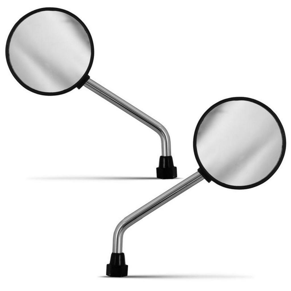 Par Espelho Retrovisor Mini Redondo Pro Tork para todas Moto Honda