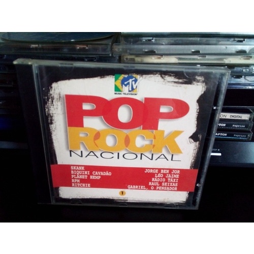 Cd Pop Rock Nacional Mtv Planet Hemp Raul Seixas Rpm