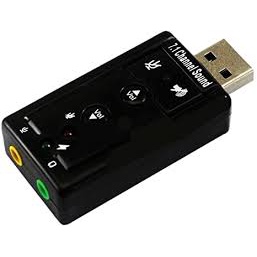 Placa Adaptador De Som Usb 7.1 Canais 3d Audio Pc Notebook