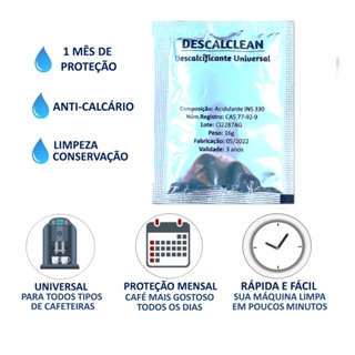 Descalcificante Cafeteira Nespresso Dolce Gusto 3 Corações em Oferta na Shopee