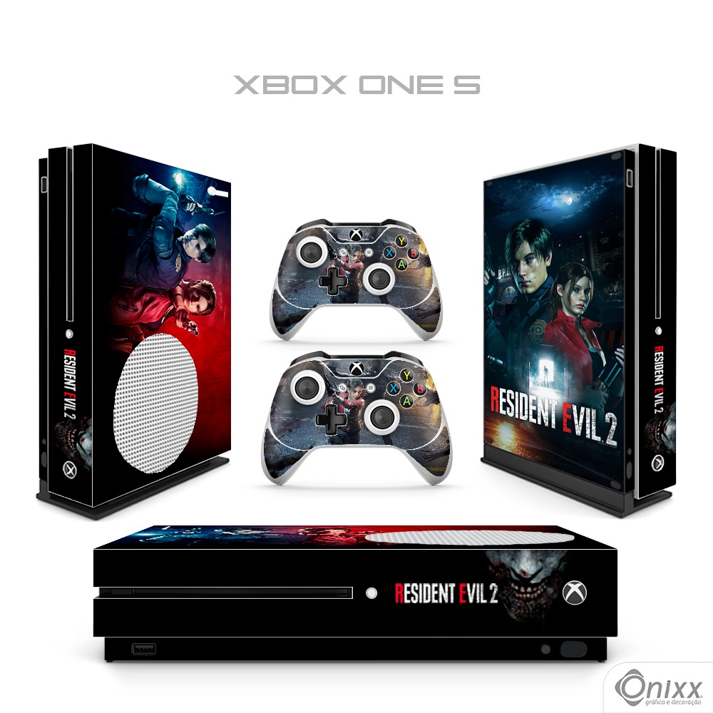 Skin XBOX ONE S Adesiva Resident Evil 2
