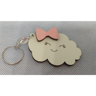 50 Chaveiros Mdf Festividade Nuvem em Oferta na Shopee