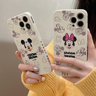 Desenho Animado Mickey Mouse Minnie IPhone 14 13 12 Pro max 7 8 Mais se 2020 xr xs Capa Da Caixa