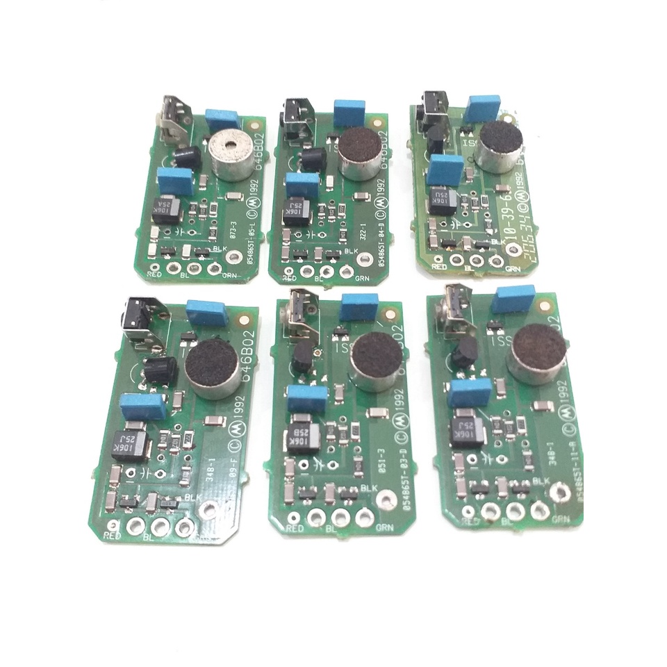 06 Placa Microfone Motorola EM200 EM400 DEM300 - Funcionando