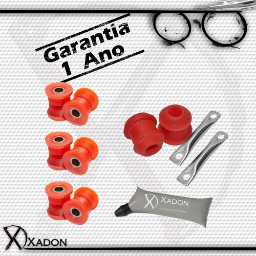 Civic 01 A 05 - Kit Buchas Traseira Amort Eixo Gravata Em Pu