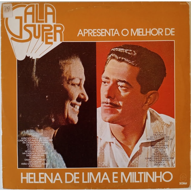 Vinil Lp Disco O Melhor De Helena De Lima E Miltinho Amostra Invendável Gala Super