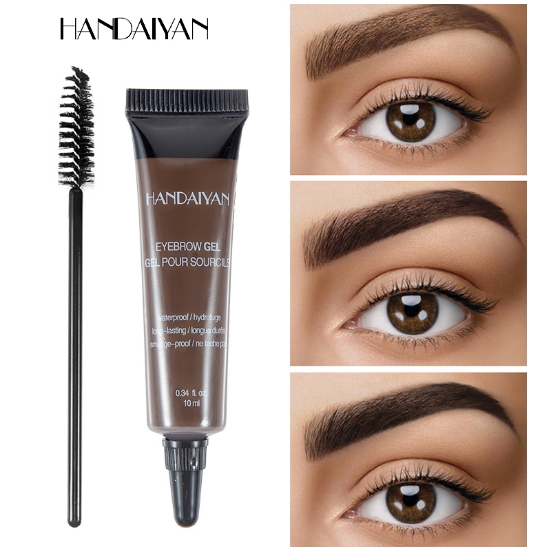 Caneta Creme Delineador À Prova D'água 10ml Com Pincel De Maquiagem Pigmentado em Oferta na Shopee