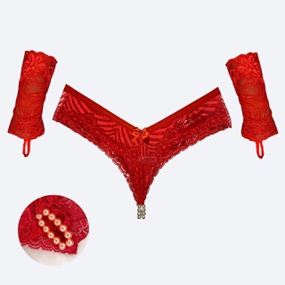 Calcinha tailandesa toda de renda com Luva Sexy Luxo lingerie