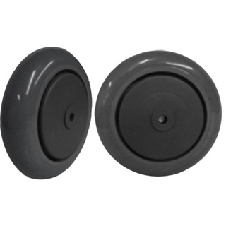 Par de Rodas 5" BP c/ Calota 5/16", p/ Carrinho Supermercado - T5F516 em Oferta na Shopee