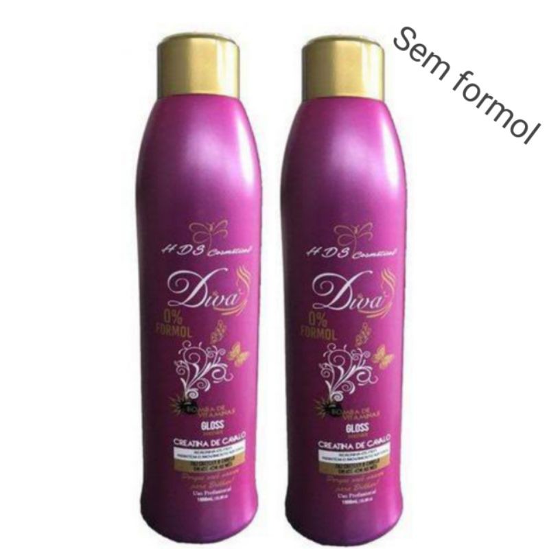 Progressiva Diva HDS 0%Formol 2x1000ML Super Promoção