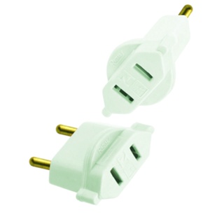 Adaptador para Plugue Chato Branco 10a Radial 1501.146 em Oferta na Shopee
