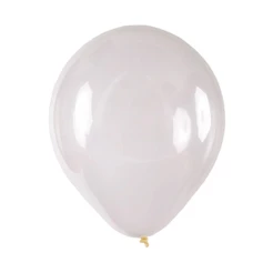 Balão De Festa Redondo Liso - Cristal - 8" Buffet - 50 UN