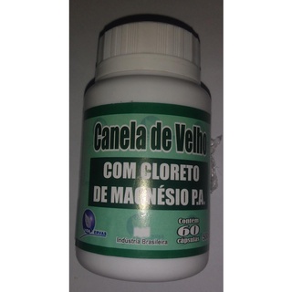 canela de velho com cloreto de magnesio 60 caps 500 mg