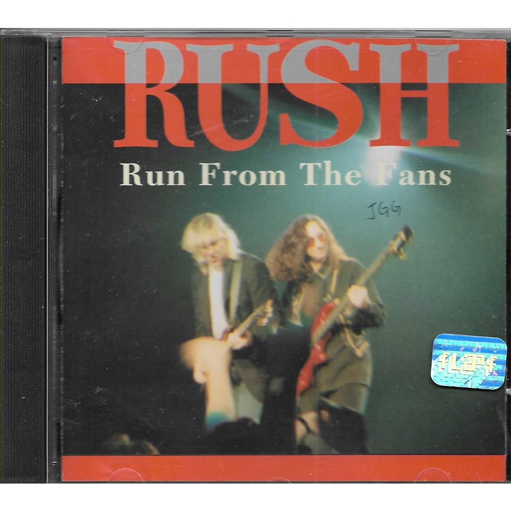 Rush - Cd Run From The Fans - 1992 - Bootleg