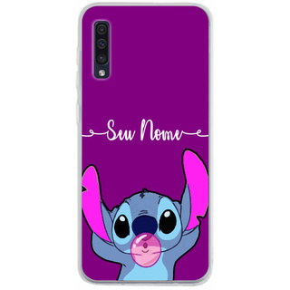 Capa de Celular Capinha Samsung A30s, A50 Personalizada - Stitch Nome