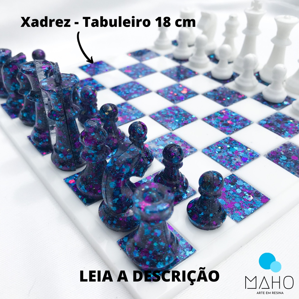 Jogo de Xadrez - Jogo de Tabuleiro - Xadrez personalizado - jogos ...