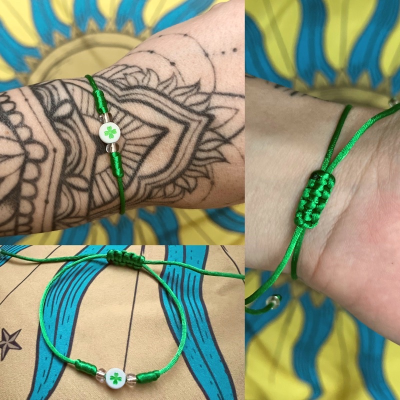 Pulseira Unitária Trevo Quatro Folhas Da Sorte Casal - Amizade Presente Delicada🍀 em Oferta na Shopee