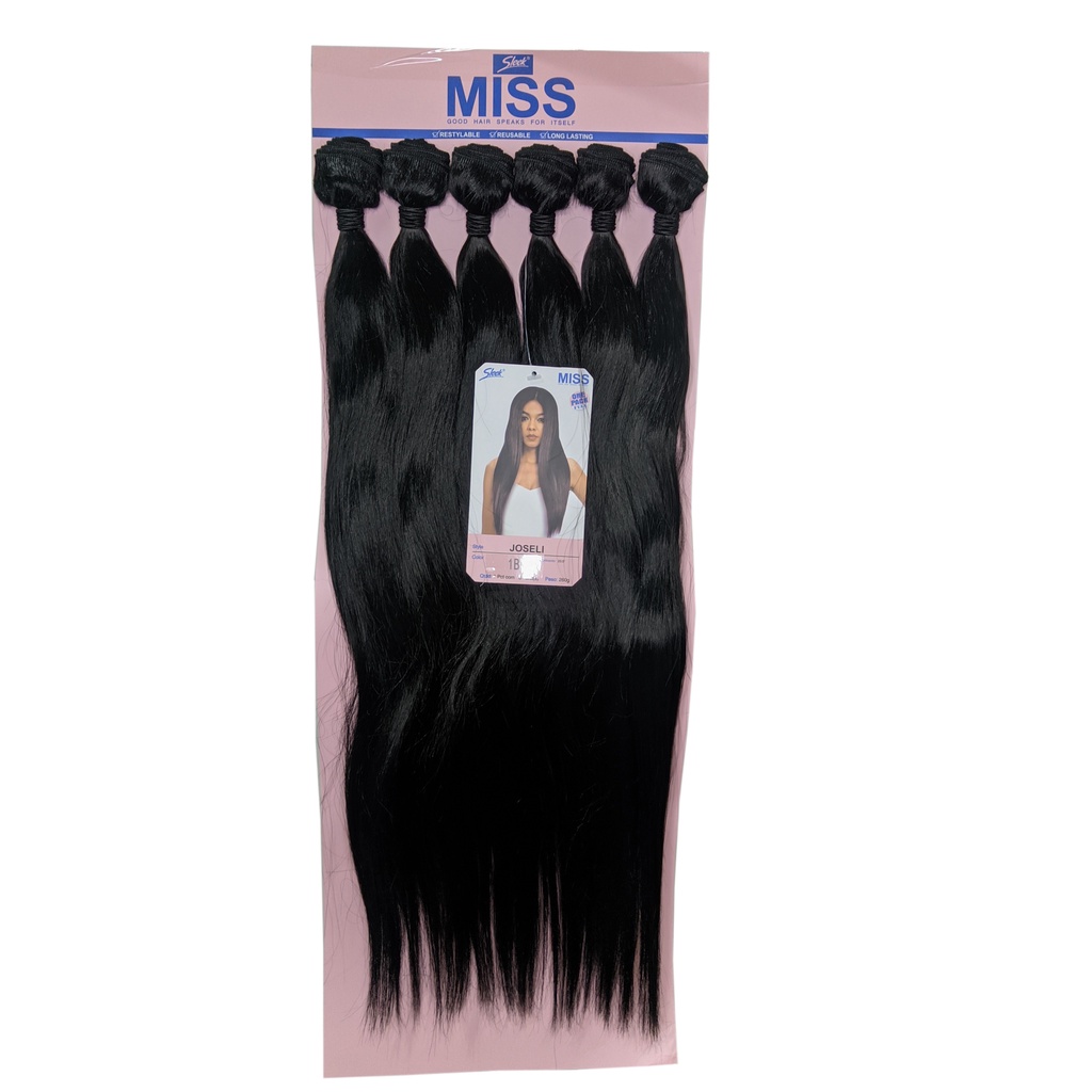 Cabelo Fibra Orgânica Liso - Sleek Miss - Joseli 70cm - 6 Telas