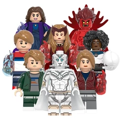 Heróis Mini Vision Wanda Witch Figuras Crianças Blocos De Construção Brinquedos