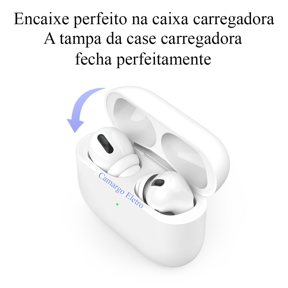 Borrachinha Dupla Anti Ruídos e Queda Compatível Com AirPods Pro — imagem 2 de 2