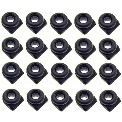 Kit 20x Bucha Borracha Vareta Haste Capo Fiorino Tempra Tipo
