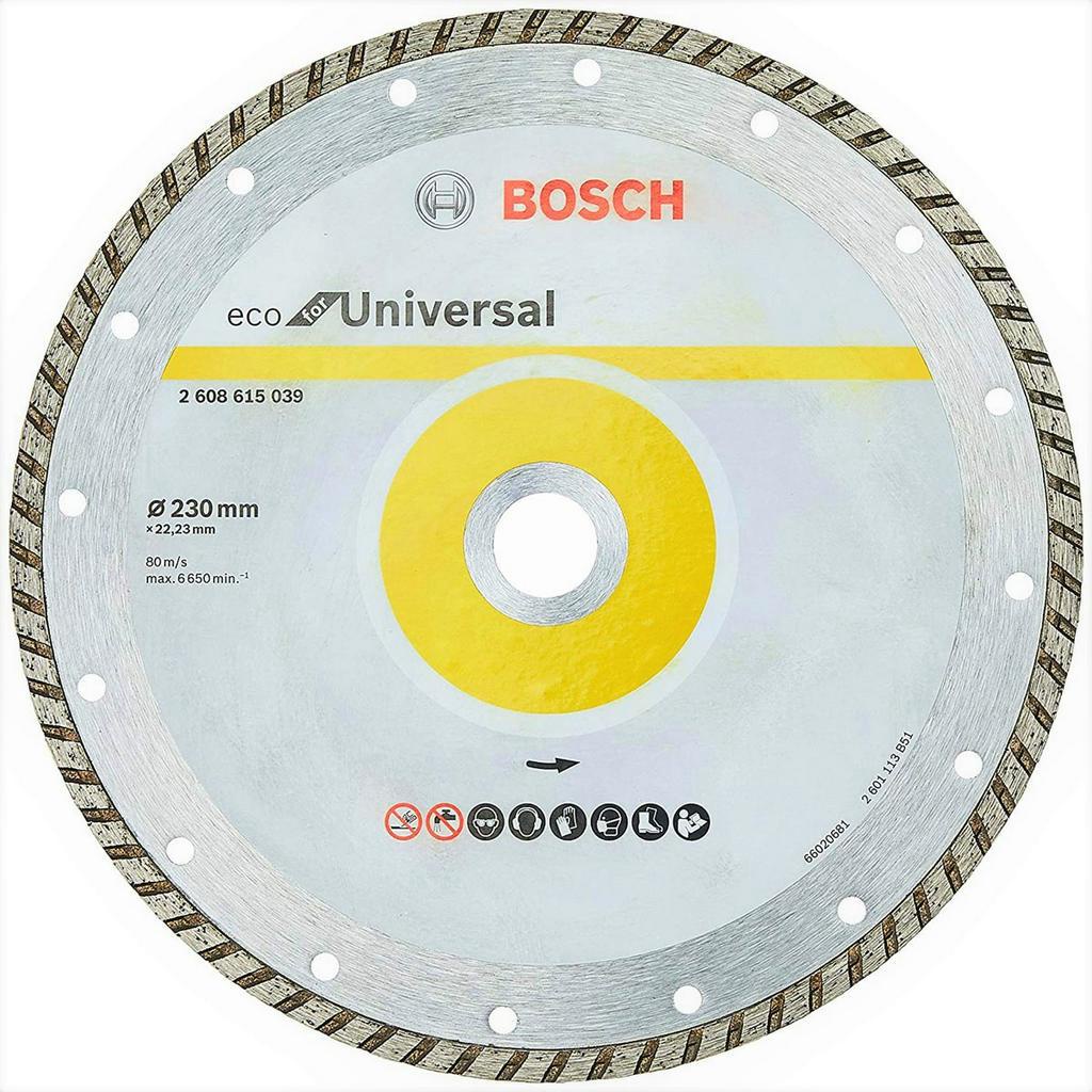 Disco Diamantado 230mm Turbo Bosch ECO for Universal para Construção em Oferta na Shopee