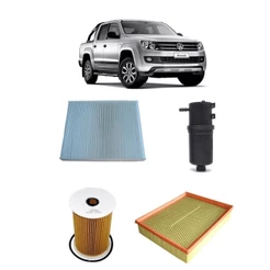 Kit Troca De Filtros Amarok 2.0 16v Tdi 2010 Até 2014