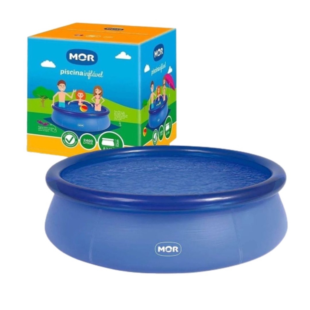 Piscina Inflável Mor 2400 litros