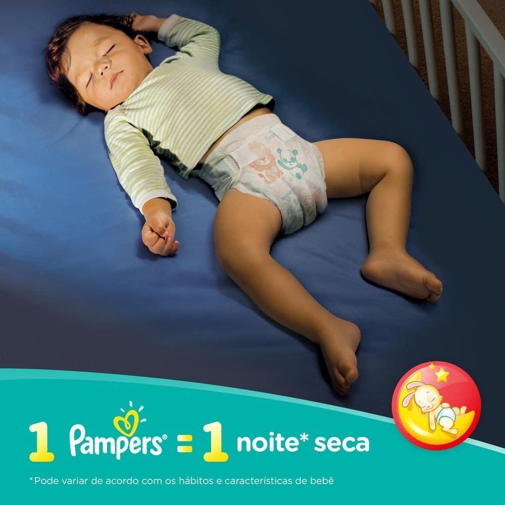 Detalhes do Kit 5 Pacotes Fralda Descartável Infantil Pampers Supersec Barato Revenda