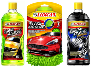 Kit Lava Autos - Shampoo + Pretinho + Luva De Microfibra em Oferta na Shopee