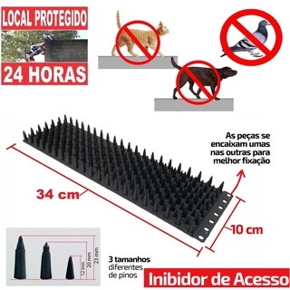 9 Espículas Inibidora De Acesso Anti Pombosa