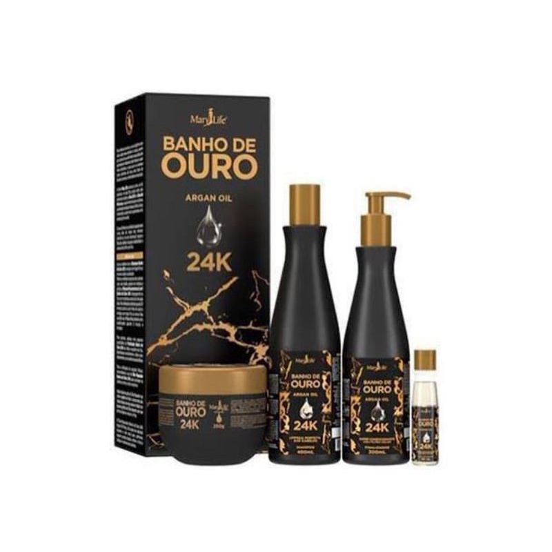 Banho De Ouro Cabelo | Shopee Brasil