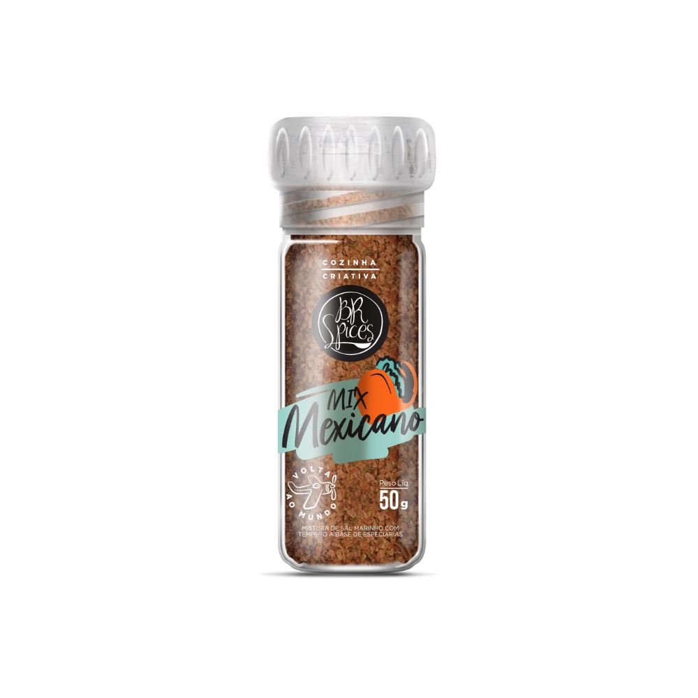 Moedor BR Spices Mix Mexicano 50g em Oferta na Shopee