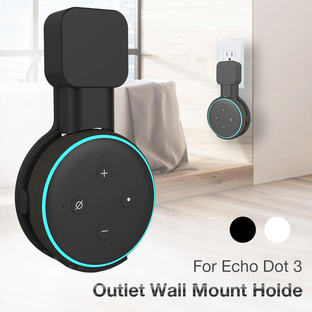 Amazon Echo Dot 3rd Gen Speaker Outlet Wall Mount Holder Stand Hanger Socket For Amazon 