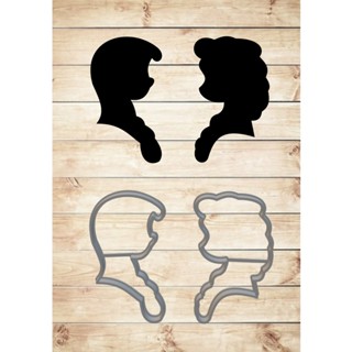 Cortadores Silhuetas Ana E Elza Promoção em Oferta na Shopee