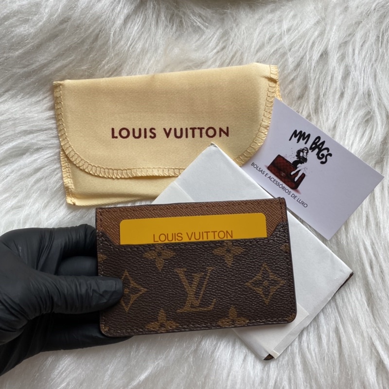 Carteira Porta Cartões Louis Vuitton Monograma