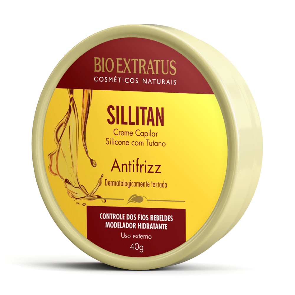 Pomada Creme Antifrizz Bio Extratus Sillitan 40g Oficial