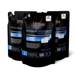 Combo 3 Refil Máscara Blindagem Capilar Forever Liss
