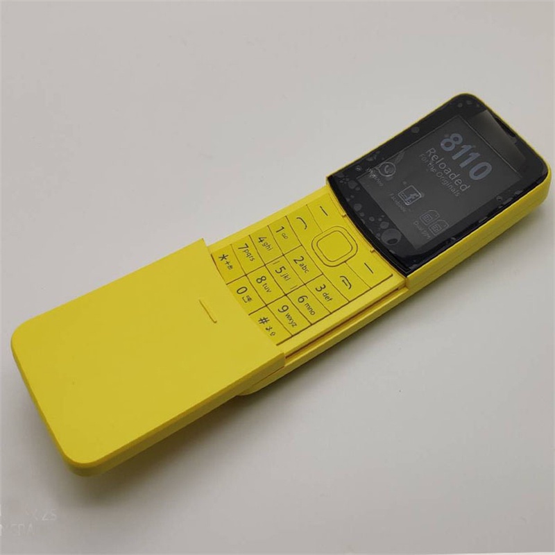 Telefones Celulares Original NOKIA 8110 Telefone De Teclado 4G Dual Sim smartphone