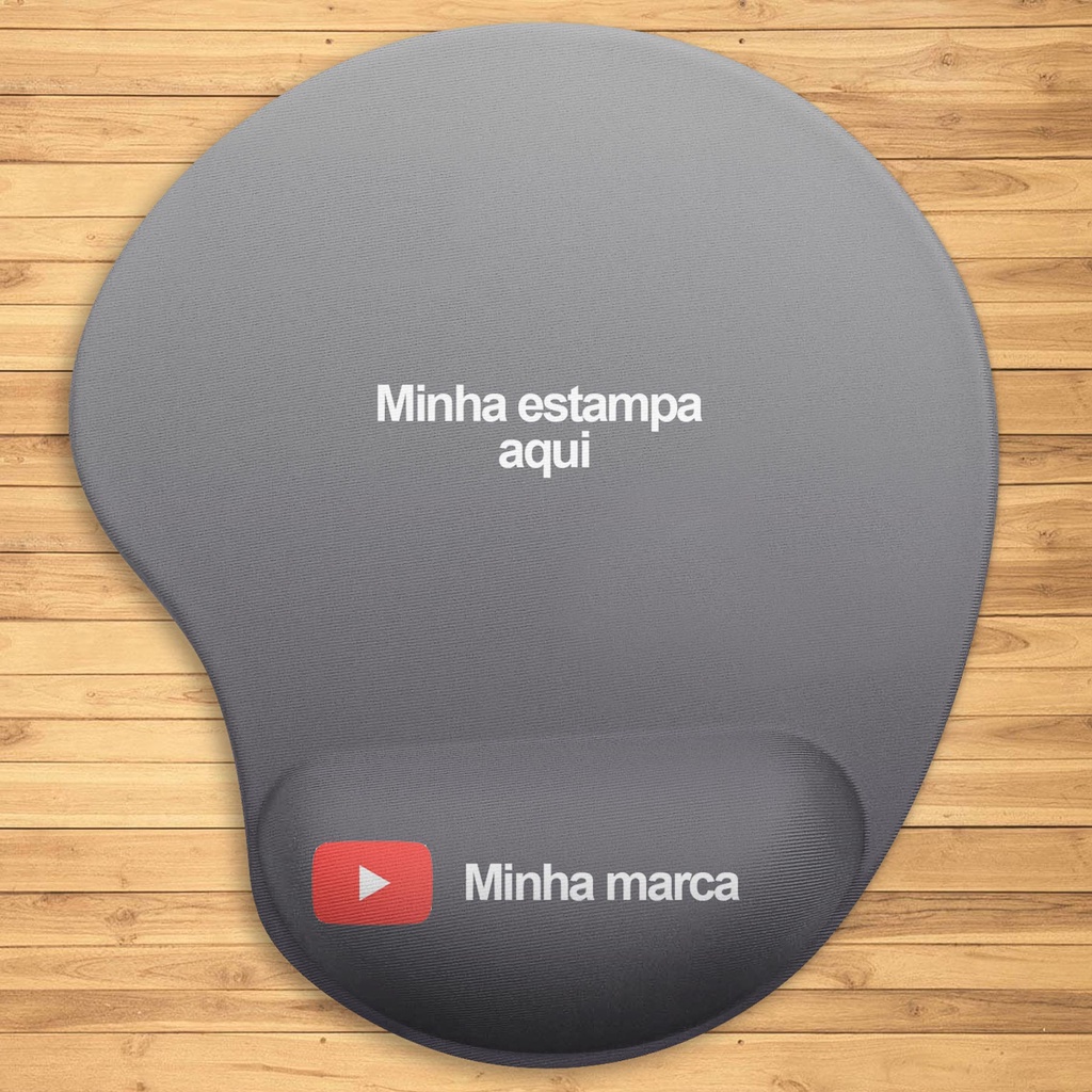 Mouse pad Ergonômico personalizado envie sua arte/foto Corre Que Ta