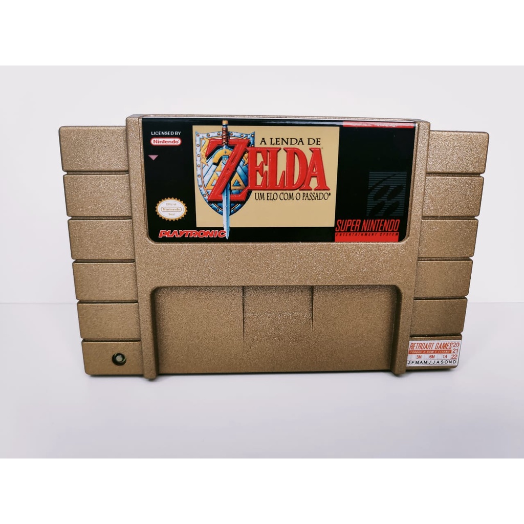 Jogo Zelda cartucho dourado