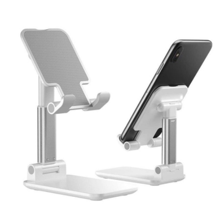 Suporte Para Celular E Tablet Dobrável Ajustável Apoio Mesa