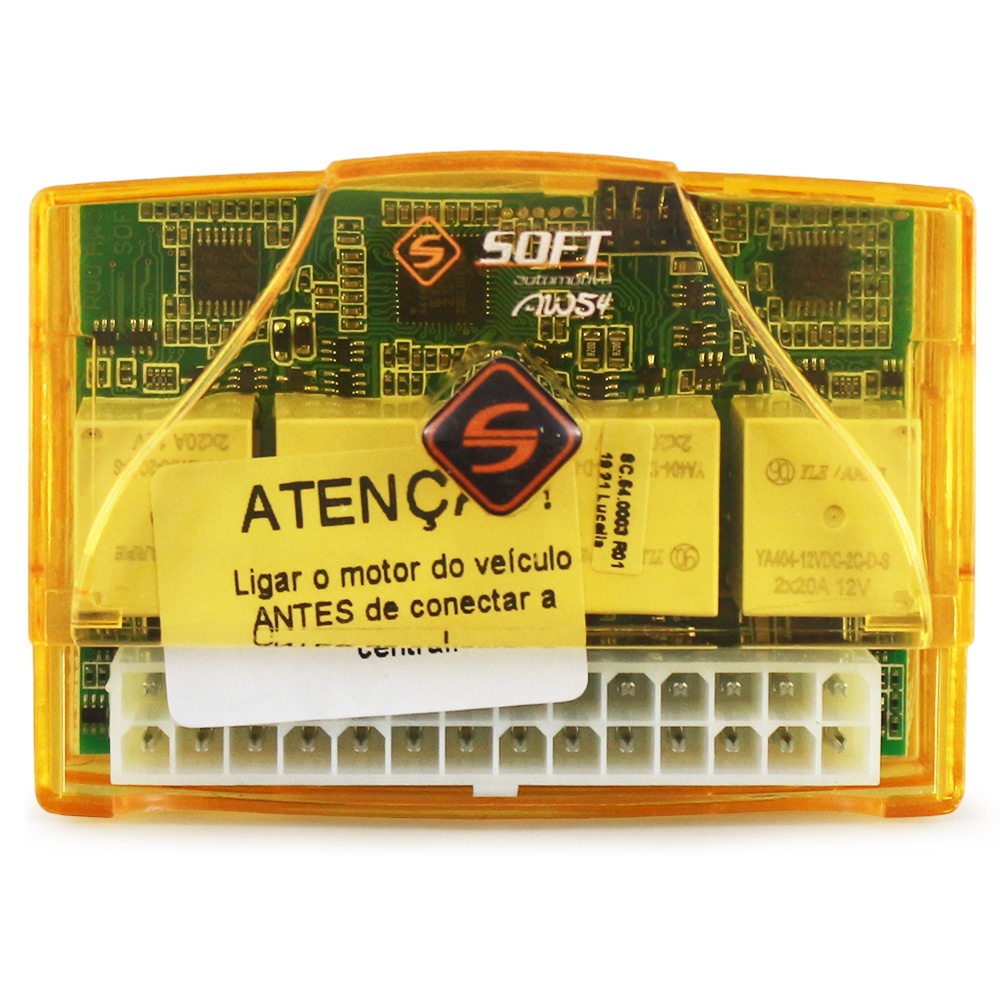 Modulo Subida Vidro Elétrico 4 Portas Universal Soft AW-54 Antiesmagamento Descida Subida Vidros Convencionais em Oferta na Shopee