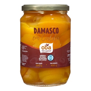 Damasco Grego Em Calda Oba Bem Querer 680 G