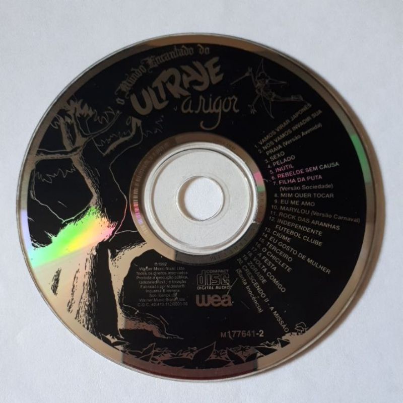 ultraje a rigor - mundo encantado - cd original - sem caixinha