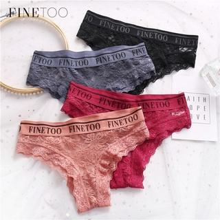 FINETOO Calcinha Feminina De Renda Sexy Lingerie