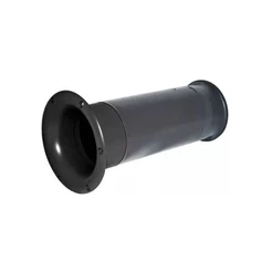 Aero Duto Profissional 3 Polegadas Preto
