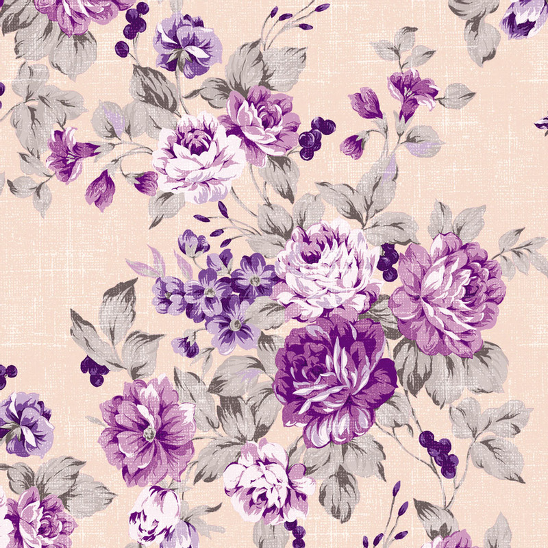 Papel de Parede Floral Flores Lilas e Amarelo Adesivo Sala Material Premium  DECORRIOPRETO | Shopee Brasil